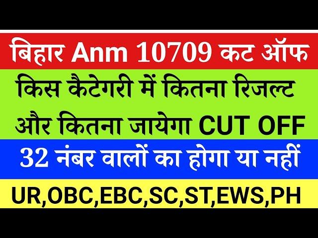 बिहार anm 10709 में Cut off को लेकर कन्फ्यूजन दूर || Btsc Anm Suprime Court News || Btsc anm news