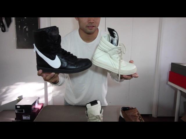 RICK OWENS GEOBASKET VS NIKE