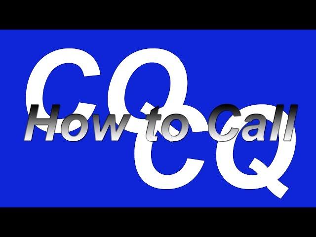 How to call CQ