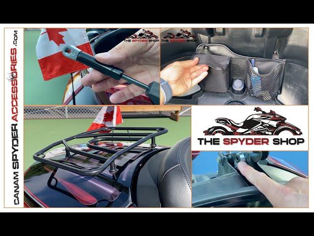 2020 and up RT series Can Am Spyder - 3 must have accessories - The Spyder Shop