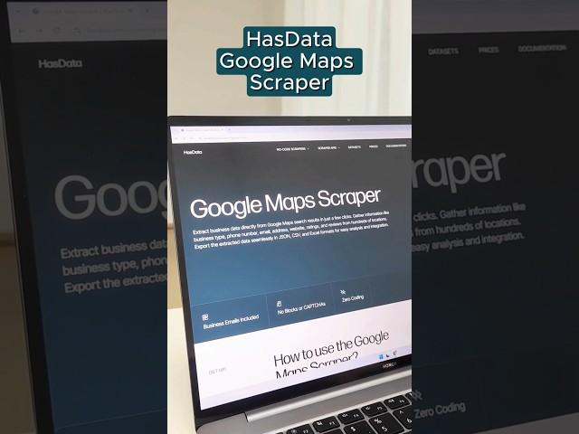 Tired of Manual Lead Gen? Meet HasData's Google Maps Scraper!
