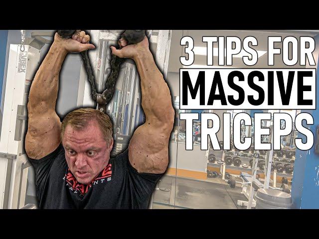 Get Massive Triceps in No Time with These 3 Proven Tips