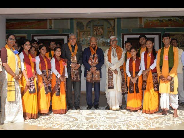 President Kovind visits Visva-Bharati, Santiniketan