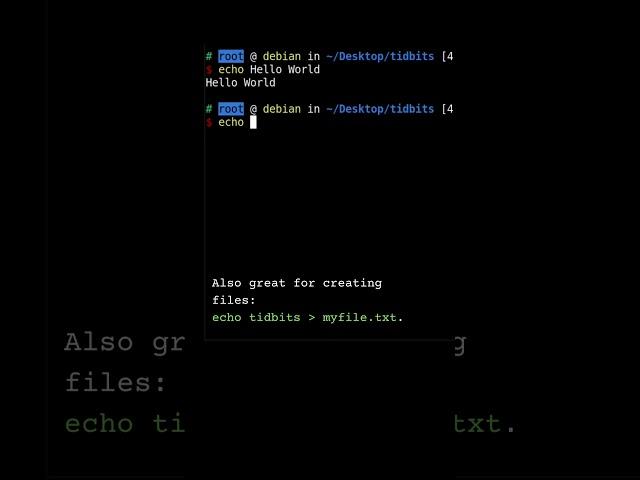 ECHO: DISPLAYING & REDIRECTING WITH ECHO