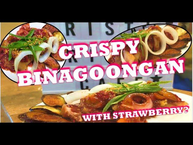 CRISPY PORK BINAGOONGAN WITH A TWIST | jajaTV Food and Travel