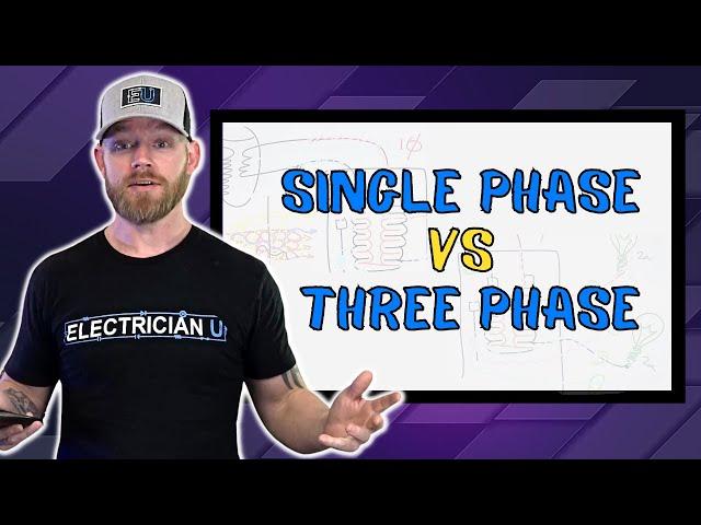 What is the Difference Between Single Phase and Three Phase???