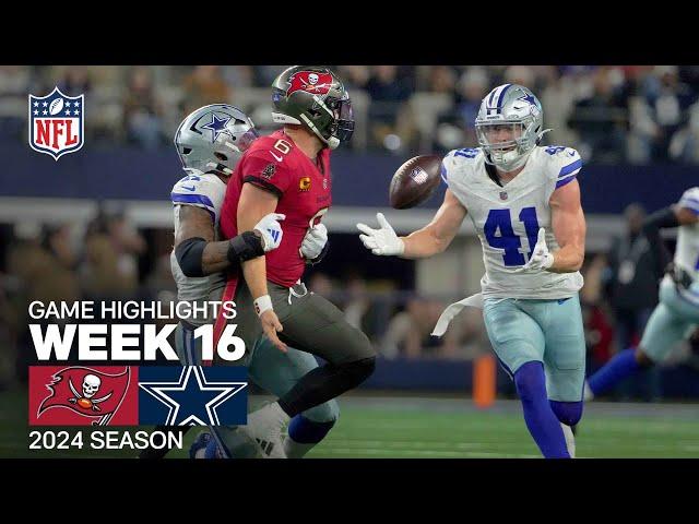 Tampa Bay Buccaneers vs. Dallas Cowboys Game Highlights | NFL 2024 Season Week 16