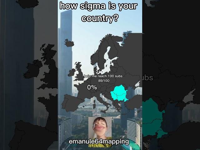 How sigma is your country in my opinion?(Joke)