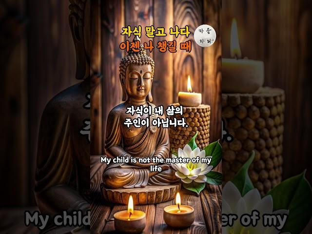 “이젠 자식보다, 내 마음입니다” 부모님께 드리는 부처님 말씀 | 불교 명언｜힐링｜석가모니｜마음치유