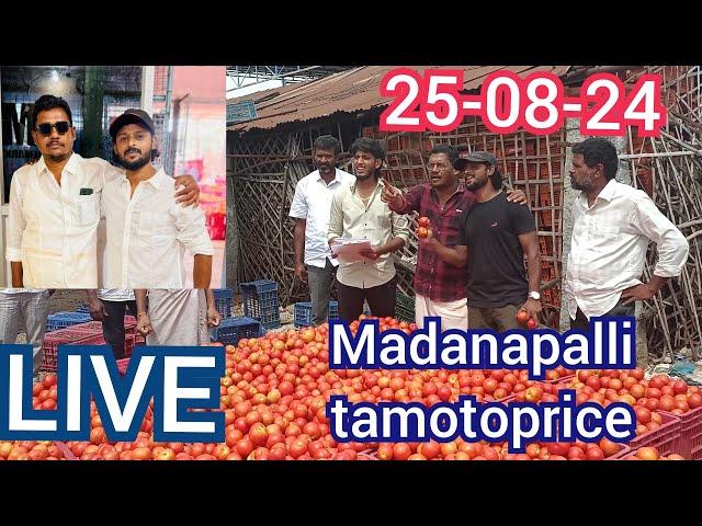 August 25, 2024#madanapalletomatomarketpricetodaylive #top @sayedshahataj2000