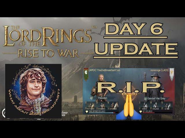 Lotr Rise to War Day 6 Season Update!