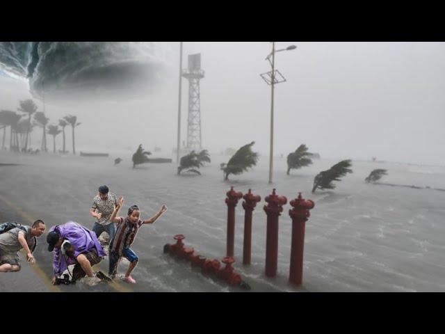 China paralyzed by Typhoon Trami as powerful wind and flooding strikes Hainan and Zhejiang