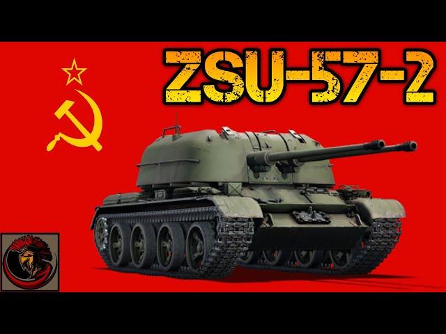 The Soviet ZSU-57-2 'Sparka' self-propelled anti-aircraft gun | VEHICLE OVERVIEW