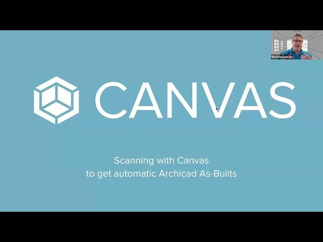 Scanning with Canvas to get automatic Archicad As-Builts