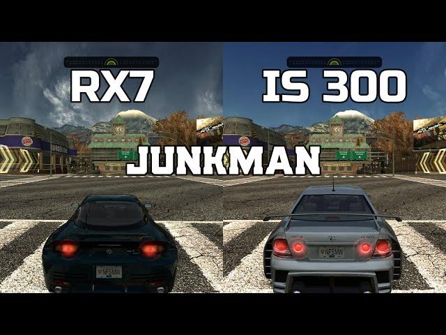 Mazda RX7 vs Lexus IS 300 - NFS MW Redux V3 - WHICH IS FASTEST ?