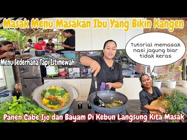 KANGEN MASAKAN IBU‼️BENING BAYAM,SAMBEL TAUN DAN IKAN ASIN CABE IJO~TERNYATA SEMUA SUKA