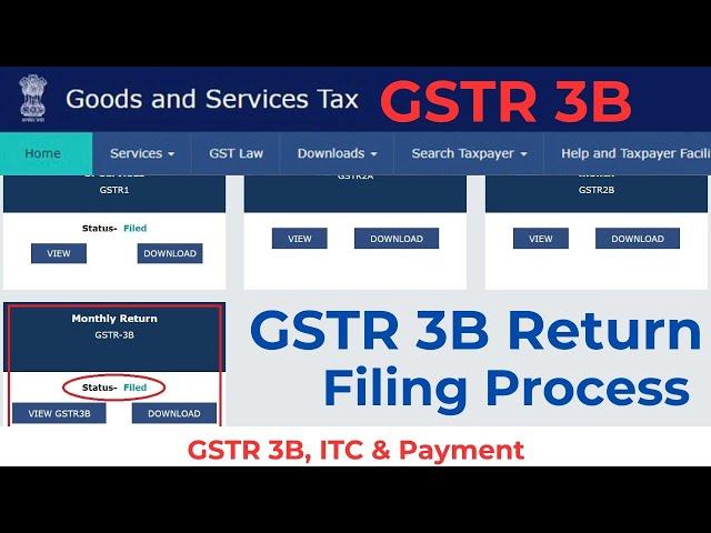 GSTR 3B Return Filing Process | How to File GSTR 3B Return in 2024 | GSTR 3B