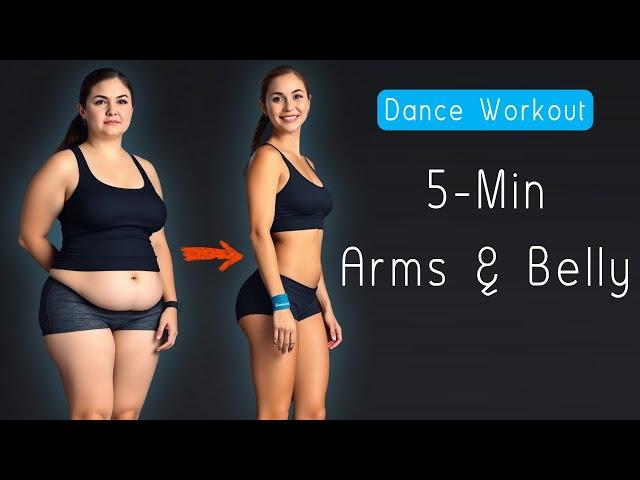 5-Minute Arm & Belly Fat Burner – Quick & Effective!
