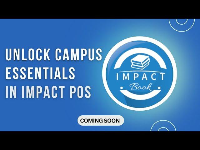 iBook POS |  Impact IT Solutions Software | Coming Soon