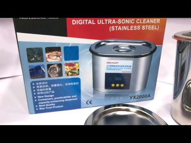 YAXUN YX2000A ULTRASONIC CLEANER 35W/50W  WWW.G2MARK.COM