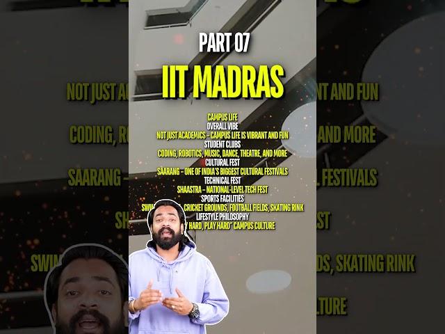 "IIT Madras Campus Review 2025  Placements, Life, Courses | India's No.1 Engineering College