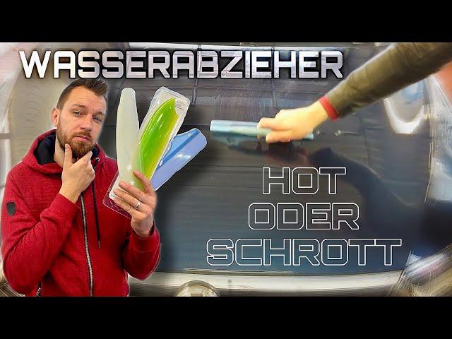 Verursachen Wasserabzieher Kratzer im Lack beim trocknen nach der Auto-Wäsche ? | HOT oder SCHROTT