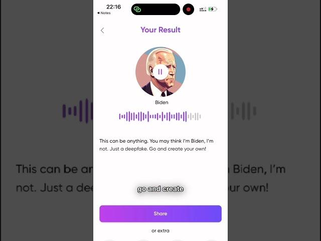 Crazy AI voice app  #ai