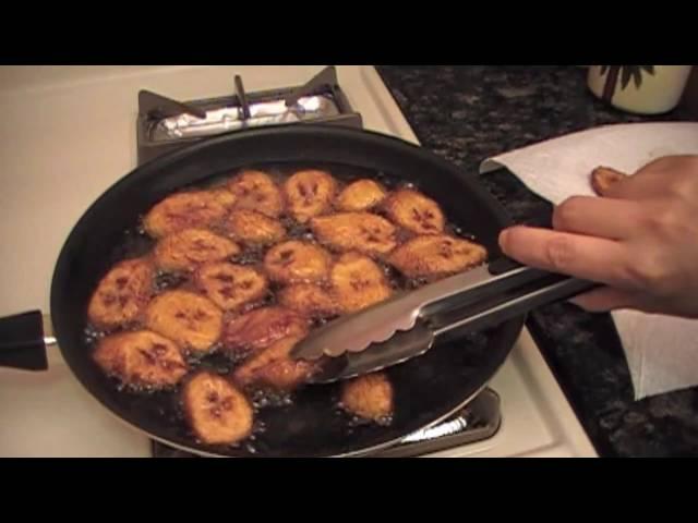 Sweet Fried Plantains / Plátanos Maduros