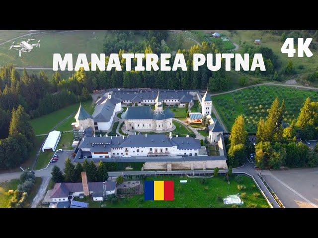 Romania | Mănăstirea Putna | 4K Ulta HD | Video cu Drona