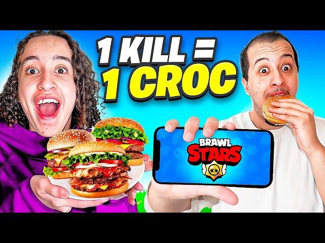 1 KILL = 1 CROC dans le BURGER sur Brawl Stars !