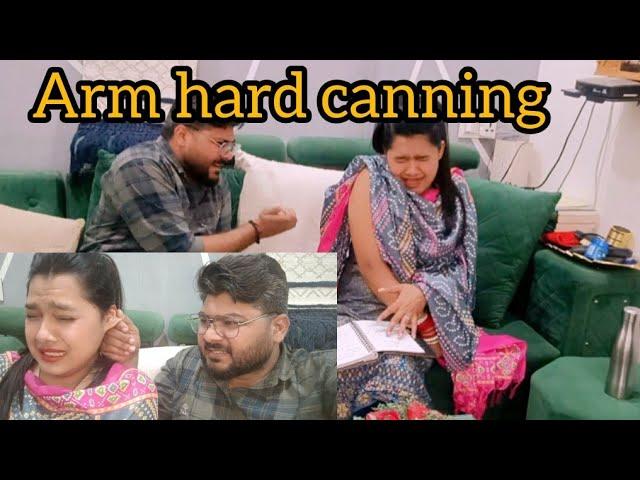 #like 50 hard hand canning, arm canning pinching act || teacher student punishment#canning #pinching