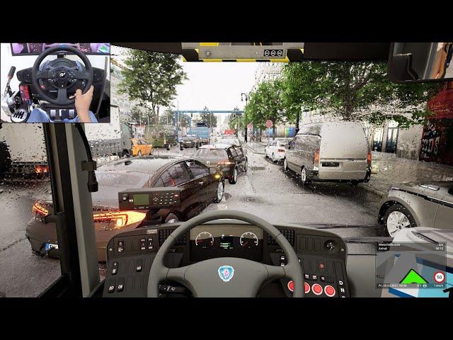 The Bus - Early access gameplay - Dynamic weather | Thrustmaster T300RS Akash.360