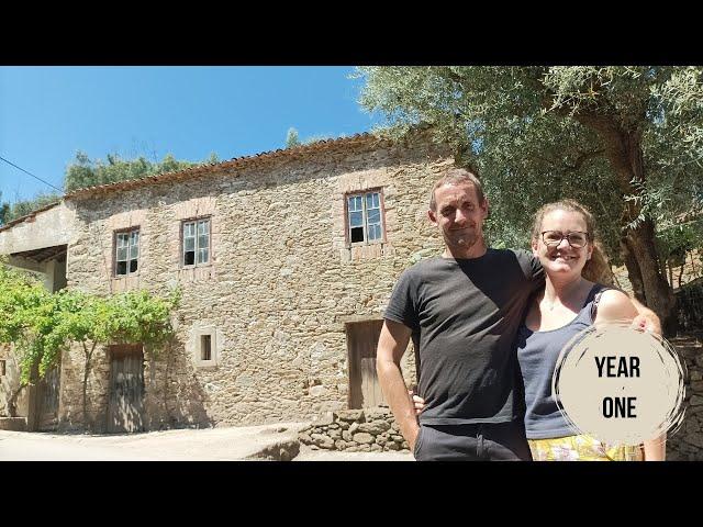 ONE YEAR TIMELAPSE | Our Old Stone Home Renovation Project in Central Portugal