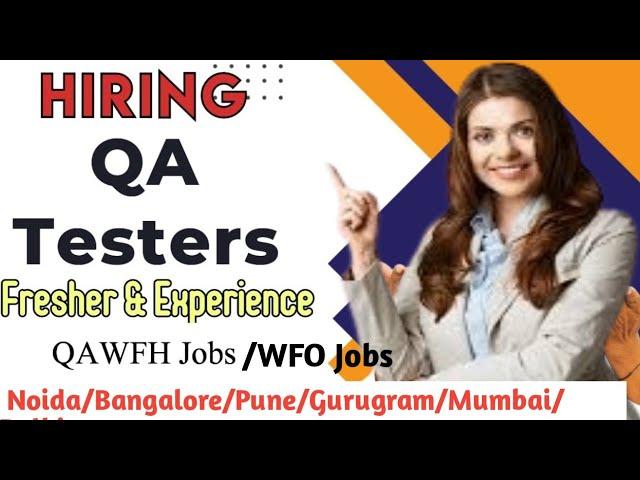 Software testing Jobs 2025 | Manual & Automation Testing | Fresher & Experience Jobs | Tech Bharat