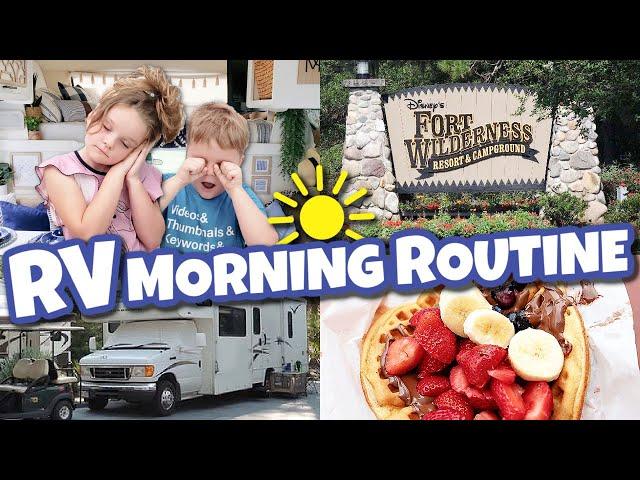 Our RV MORNING ROUTINE with 4 Kids