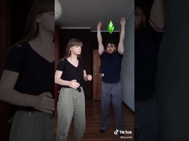 ТАНЦЫ ИЗ ИГРЫ THE SIMS В ЖИЗНИ . Dance from the game .#shorts