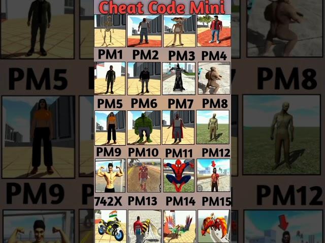 Zombie + Franklin + Iron Man + Hulk Cheat Code  Indian Bike Driving 3d #indianbikedriving3d #shorts