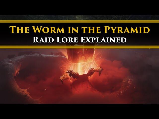 Destiny 2 Lore - Why is there a Worm God inside the Pyramid? Vow of the Disciple Lore Explained!