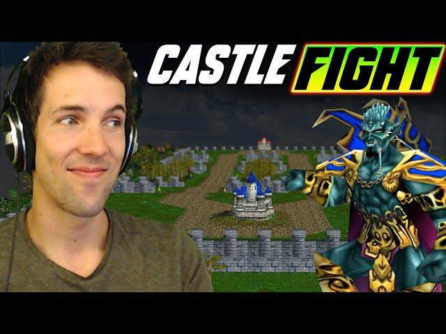 Just how good is Castle Fight? Grubby plays for first time - WC3