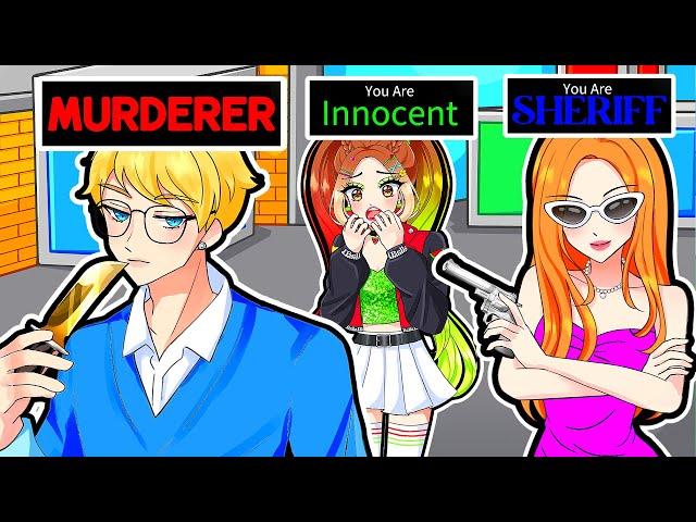 I Forced MASON & ANASTASIA to Play MM2 With Me..
