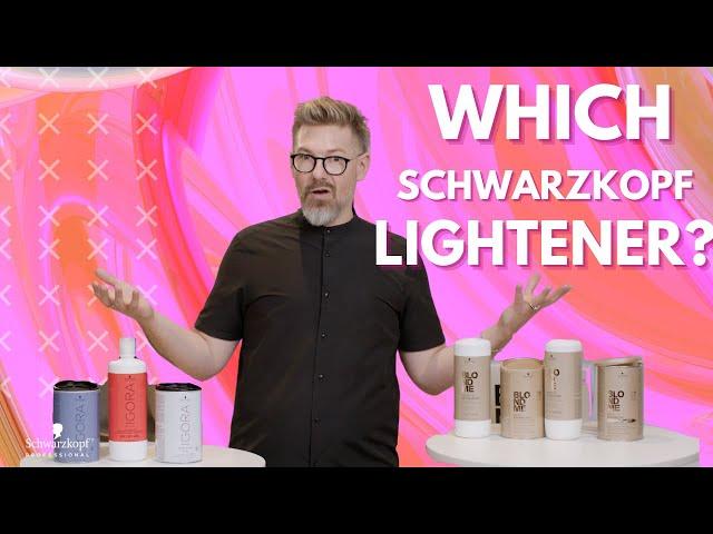 Which Lightener to Use When?!  The Breakdown w/ Ian | Schwarzkopf Professional