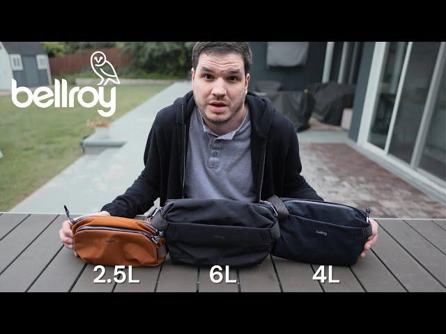 Searching for the perfect EDC sling... comparing 3 Bellroy bags