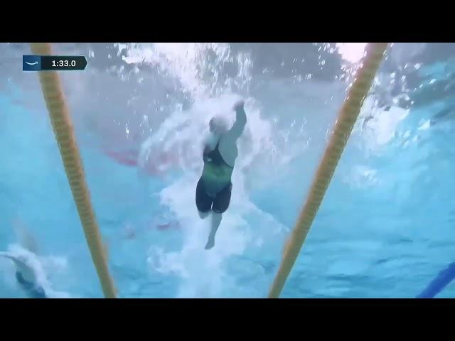 OLYMPIC CHAMPION ARIARNE TITMUS (AUS) 3:56.40 WORLD RECORD  400M FREESTYLE 2022 - UNDERWATER