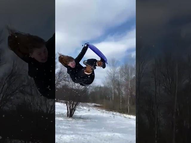 Extreme Sledding Gone Wrong
