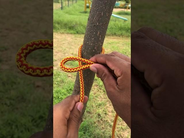 How to tie a Rope Knot 