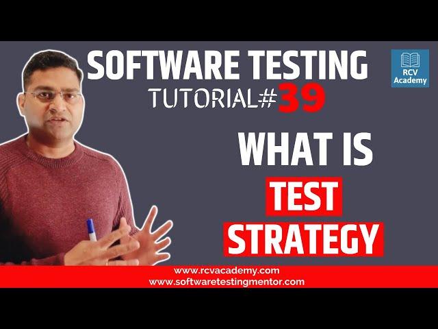 Software Testing Tutorial#39 - What is Test Strategy in Software Testing