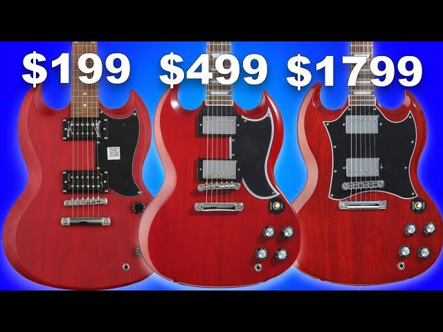 Comparing 3 SG Guitars