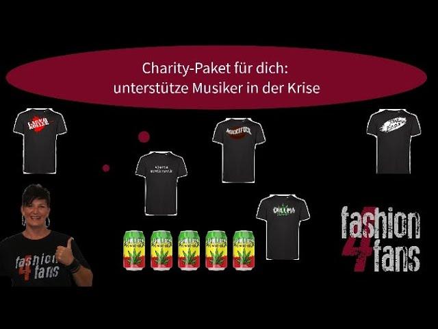 Charity-Aktion: fashion4YOU - unterstütze Bands mit dem Kauf dieser Shirts