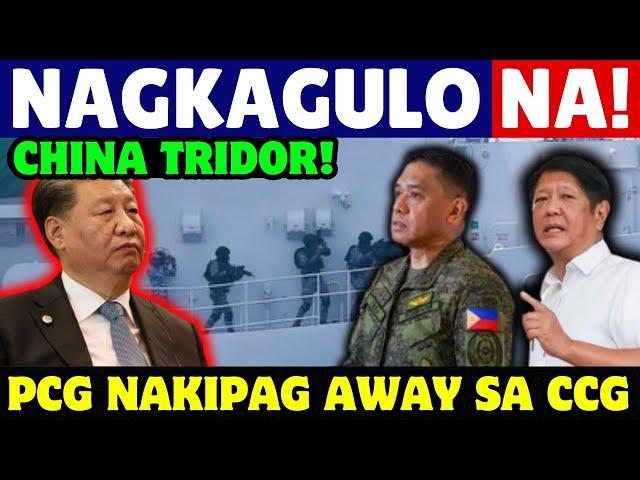 NAGKAGULO NA NGAYON SA WPS!! PCG NAKIPAG AWAY AT SAGUTAN SA CCG DAHIL PUMASOK ANG CHINA SA..........