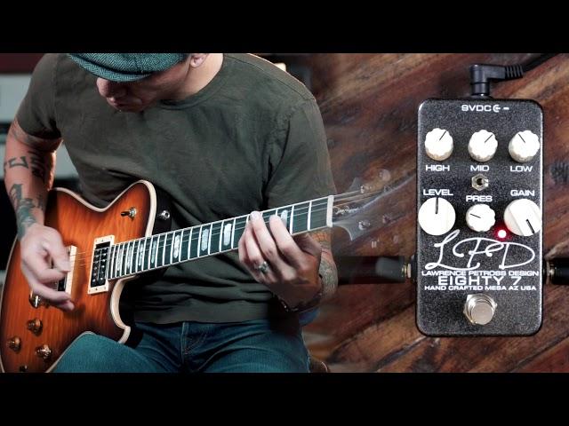 LPD (Lawrence Petross Design) Eighty 7 Overdrive/Distortion pedal - demo by RJ Ronquillo